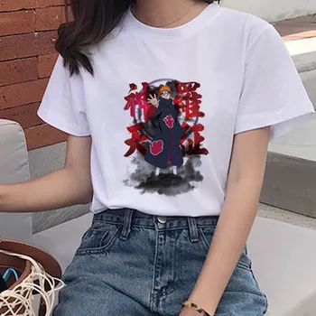 Naruto Modes Japāņu Anime T-krekls Sieviešu Sasuke Smieklīgi Karikatūra T-krekls Gadījuma Street Wear T-krekls Hip Hop Top Tee Sieviete