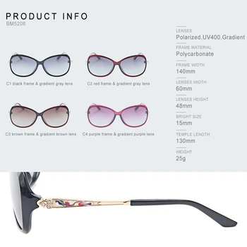 Blanche Mišela Jaunās Saulesbrilles Sieviešu Polarizētās Vintage UV400 Sieviešu, Saules Brilles Par Braukšanas oculos gafas de sol mujer Ar Lodziņu