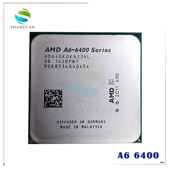 AMD A6 Series A6 6400 A6-6400 A6 6400K A6-6400K 3.9 Ghz 65W Dual-Core CPU Procesors AD640KOKA23HL Socket FM2