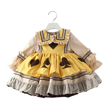 Lolita Karaliskās Kleitas, mātes Meitenes Princese Kleita zīdaiņu Vintage Bumbu Kleita zīdaiņu Boutique, Apģērbu, Bērnu Dzimšanas dienu Frocks