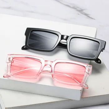 Ir 2021. modes stila smieklīgi Saulesbrilles personības Nelielu kvadrātveida rāmis modes brilles, okeāna krāsu, Saulesbrilles vīrieši sievietes