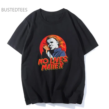Michael Myers Nav Dzīvības Jautājums Vasaras Sievietes Vīrieši Halloween T-Krekls Harajuku Topi, T-Veida, Smieklīgi Izdrukāt Īsām Piedurknēm Vintage Apģērbi