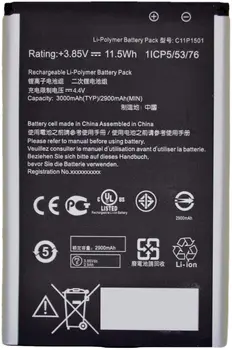 3000 mAh Akumulators Asus par ZD551KL ZenFone Selfie C11P1501 Augstas Kvalitātes Rezerves Bateria Uzlādējamās Baterijas