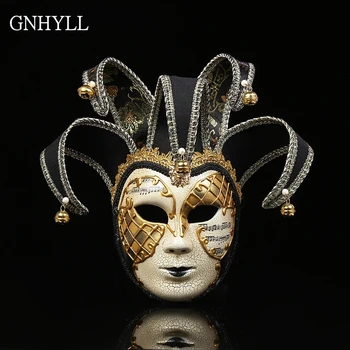GNHYLL Modes Pilnu Sejas Mini Venēcijas Masku Masku Mardi Gras Halloween/Kāzu Sienu Dekoratīvās Mākslas Kolekcija