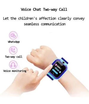 Q12 Bērnu Smart Watch SOS Tālruni, Skatīties Smartwatch Bērniem 9 Valodās Ūdensizturīgs Bērniem Dāvanu 1.44 Collu IOS Android