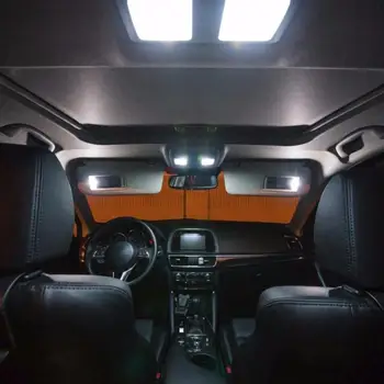 Universālā 23Pcs Auto LED Interjera Apgaismojums Spuldzes Komplektā BMW X5 E53 2000. - 2006. Gada Baltā Dome Bagāžnieka Licences numura zīmes Lukturi Komplekts