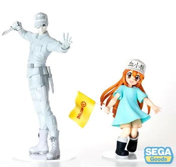 Japāņu oriģināls anime attēls Šūnas pie Darba! Trombocītu Balto Asins Šūnu darbība attēls kolekcionējamus modelis rotaļlietas bo
