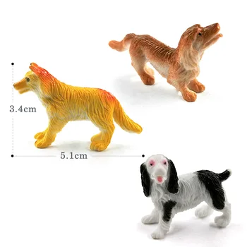Jaunu Simulācijas Saimniecības Mājputni Mazie Pet Cat Suns statuetes Dzīvnieku modelis Diy mājas dekoru miniatūra pasaku dārzu dekorēšana aksesuāri