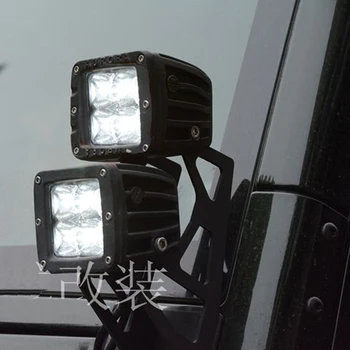 2GAB/Pārī 96W LED Miglas lukturi Jeep Wrangler JK 01~16 High Power LED Miglas Lukturi Offroad braukšanas Led Spot galvas Gaismas Lukturis