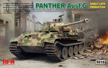 Rudzu Lauks RFM RM-5018 1/35 vācu Panther Ausf.G Skala