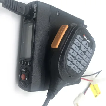 Baojie BJ-218 Z218 Dual Band VHF UHF Mobilā Auto Radio BJ218 Raiduztvērēju Auto Walkie Talkie Mini Ham Radio Transīvers + RĀCIJAS Mikrofons