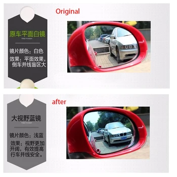 Par Mitsubishi ASX Auto Skats no Sāna Durvju Platleņķa Atpakaļskata Spogulis Zils Stikls Ar Pamatni Apsildāmi 2gab