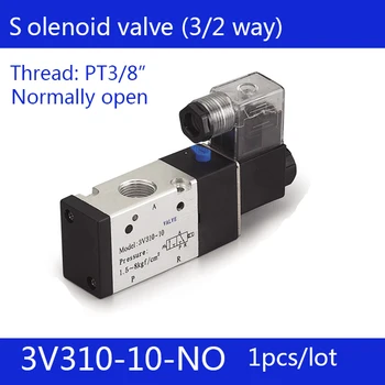 1GB Bezmaksas piegāde Pneimatisko vārstu elektromagnētisko vārstu 3V310-10-NAV Normāli atvērt DC12V 24V AC220V,3/8