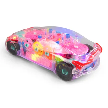 Elektronisko Pārredzamu Mūzikas Automašīnu Muzikālo Led Gaismas Bērnu Agrīnās Izglītības Smieklīgi Rotaļlieta Dāvana