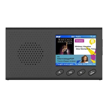 DAB Radio ar 2,4 Collu Krāsu LCD Sn Uzlādējams Rokas Digitālo FM DAB MP3 Atskaņotāju, Digitālo Skaņotājs Raidījums