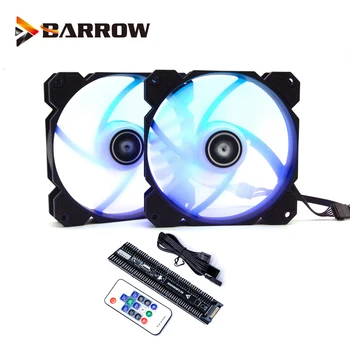 Barrow PWM Fan Izmērs 120*120mm Ventilatoru izmantot Radiatoru Datora korpusu ar 5V A-RGB Gaismas 6PIN Header/Atbalsta Mātesplate Aurora
