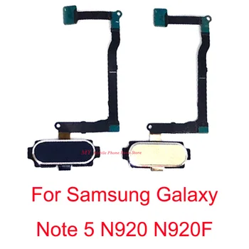 5 GAB. Atpakaļ, Mājas taustiņš Menu Taustiņš Flex Kabelis Samsung Galaxy Note5 5. Piezīme N920 N920F N920C N920G pirkstu Nospiedumu Sensoru Touch ID Flex