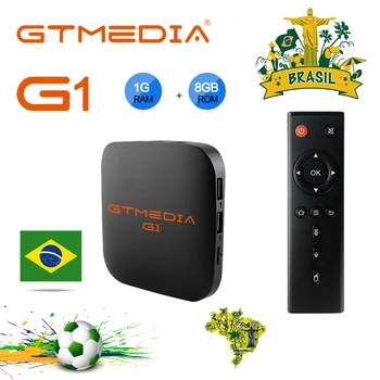 Pasaules versija GT Mediju G1 Iebūvēts 2.4 G Wi-Fi, Android 7.1.2 TV dekoderi ar 1G Ram atmiņa+8G Rom kuģis no Brazīlijas noliktavā