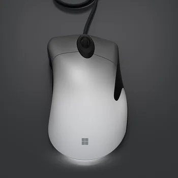 Microsoft Pro IntelliMouse peli, Sudraba ar PixArt PAW3389PRO-MS 16000 DPI spēļu peles DATORU peles spēlētājs overwatch PUBG DOTA2