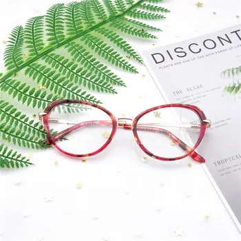 KANDREA 2020. gadam, Modes Sievietēm, Metāla Optiskās Brilles Rāmis Sieviete Augstas Kvalitātes Kaķu Acu Brilles Lielgabarīta Konstrukcijas Tuvredzība Brilles