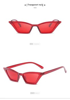 Mazo Saulesbrilles Sieviešu 2019 Modes Cat Eye saulesbrilles Zīmols Vintage Saules Brilles Dāmas Toņos Eyewea Laukumā Saulesbrilles
