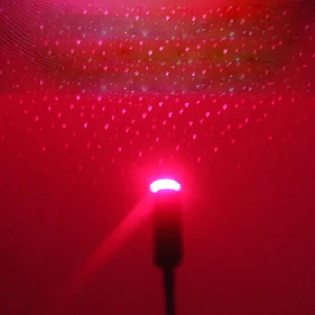 RGB Mini LED Auto Jumta Zvaigžņu Nakts Apkārtējās Gaismas Projektoru Gaismas Star Lampas Apdares Interjera Atmosfēras Gaismas
