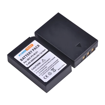 2gab BLS 1 BLS1 BLS-1 Uzlādējamās Baterijas + LCD USB Lādētāju, par OLYMPUS E-PL1 E400 E410 E420 E450 E620 E-P1, E-P2 Akumulators