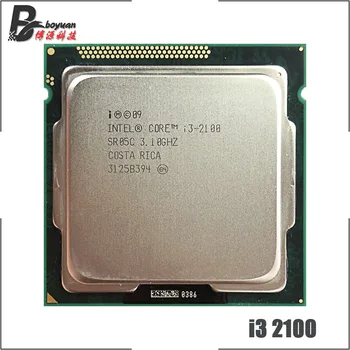 Intel Core i3-2100 i3 2100 3.1 GHz Dual-Core CPU Procesors 3M 65W LGA 1155
