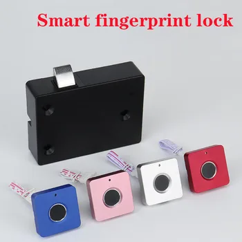 Uzlādes ar USB Smart pirkstu Nospiedumu slēdzene Atvilktnes slēdzenes Mēbeļu ministru Kabineta Lock USB Uzlādes Elektroniskā Slēdzene Atslēgt 20 pirkstu Nospiedumiem