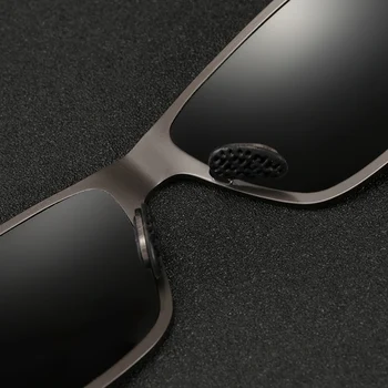 2019 HD Polarizētās alumīnija magnija Brilles UV400 vīriešu un sieviešu Braukšanas modes vintage Saules Brilles oculos de sol ar dāvanu kastē