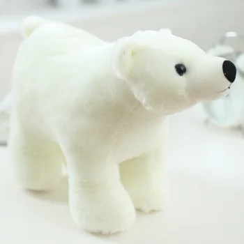 20/25/35/45cm Super Jauki Polar Bear Ģimenes Plīša Pildījumu Placating Rotaļlieta Dāvana Bērniem M065
