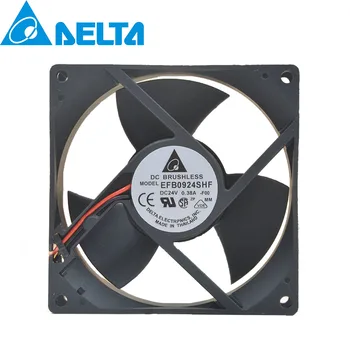 Par Delta EFB0924SHF 9032 9cm 90mm DC 24V 0.38 servera invertora gadījumā Dzesēšanas Ventilatori aksiālie 2 vadu polu