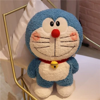 Mīksta plīša karikatūra dzīvnieku rotaļlietas Doraemon kaķis Plīša Lelle Plīša Rotaļlieta Lieliem Jingdang Kaķis multfilmas Bērniem meitene dzimšanas dienas dāvana