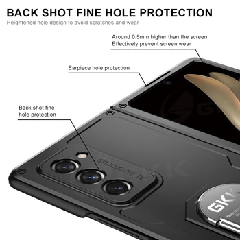 GKK Sākotnējā Bruņas Case For Samsung Galaxy Z 2 Reizes 5G Gadījumā antidetonācijas Aizsardzības Gredzens Ar Cieto Segumu Samsung Z Reizes 2 W21