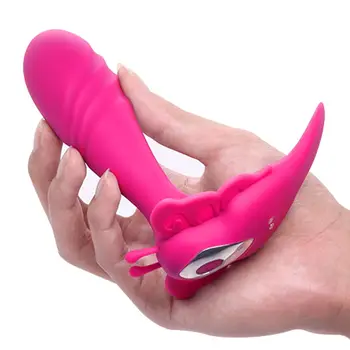 Bezvadu Tālvadības Valkājamas Tauriņš Vibrators, Dildo Sieviešu G Spot Klitora Stimulators Valkājamas Pieaugušo Pāris Seksa rotaļlietas