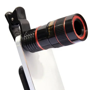 8X Tālummaiņa HD Mobilo Telefonu Palielināmais Stikls Mikroskops ar Digitālo Teleskopu Objektīvs Mobilo Tālruņu Fotokameras Palielināmais Stikls