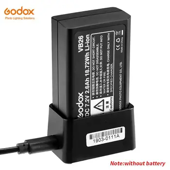 Godox VC26 USB Lādētāju V1 zibspuldzes zibspuldzes(Bez Akumulatora)