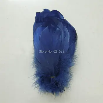 Spalvas amatniecības!200pcs/daudz !Navy Blue Goose Nagoire Spalvas, Zaudēt Zoss spalvu,13-18 cm garš,amatniecības spalvas, lai maskas