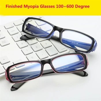 -1.0 -1.5 -2.0, lai -6.0 Vienkāršs Sarkans Un Zils ietvars, kas Gatavo Tuvredzība Brilles Sievietēm, Vīriešiem Īstermiņa redzes Brilles Rāmis Ar Pakāpe