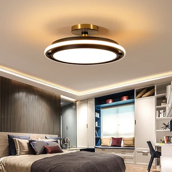 Balta/Melna Krāsa Modernu led griestu gaismas viesistaba, guļamistaba, kabinets home Apaļa Griestu Lampa Bezmaksas Piegāde
