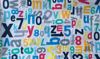 Digitālā druka no Kokvilnas Auduma Metru Tekstilizstrādājumu Šūšana Raibs Audums Bērnu Gultas Drēbes 160*100 cm