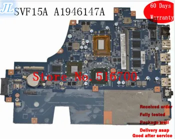 Placa, DA0GD6MB8E0 Sony SVF15 SVF15A16CXB SVF15A Klēpjdators Mātesplatē w/ i7-3537U 2.0 GHz CPU A1946147A Pārbaudīta