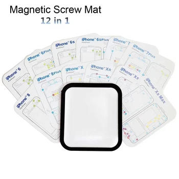 12 1 Magnētiskā Skrūve Mat Darbu Ceļvedis Pad Sabiezējums Magnētiskās Atmiņas Remonts Instrumenti iPhone 6S/7/7P/8/8P/X/XR/XS/XS MAX Diagramma