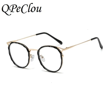 Modes Luksusa Kristāla Kārta Anti-zilās Brilles Sievietēm Vintage Metāla Rāmis Optiskās Brilles Sieviešu Oculos Feminino Brilles