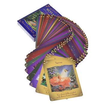 Burvju Ziņas No Fejas Oracle Kartes Noslēpumaino Likteni Zīlēšana Tarot Kartes Klāja galda Spēle