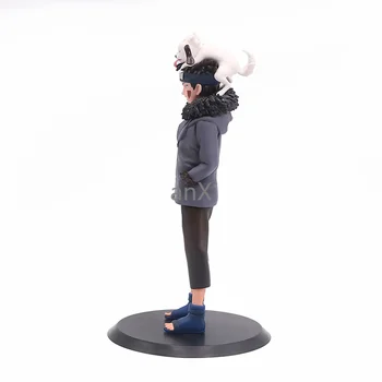 22 cm NARUTO Statuetes Inuzuka Kiba PVC Rīcības Attēls, Anime Shippuden Inuzuka Kiba Statuetes Modelis Rotaļlietas Kolekcionējamus Dāvanu