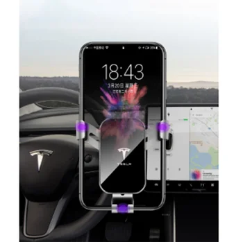 Auto Navigāciju Mobilā Tālruņa Turētājs Turētājs Atbalsta Tālruņa Turētāju Automašīnas Paneļa Īpašu Mobilo Tālruni Tesla Model 3 2017-2019
