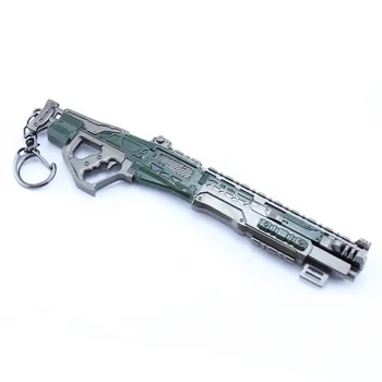 16CM APEX Leģendas Spēle Gun Modeļu Atslēgu piekariņi Battle Royale Keychan APEX Leģendas Keyring Metāla Atslēgu Gredzens
