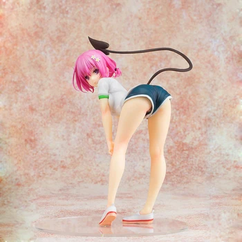 18 CM Anime, Love-Ru Darkness Momo Velia Deviluke PVC Rīcības Attēls, Anime Seksīga Meitene Attēls Kolekciju Modelis Rotaļlietas Lelle Dāvanu