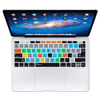 Adobe Lightroom Īsceļi Silikona Tastatūra Segums Ādas MacBook Jaunākās Air 13